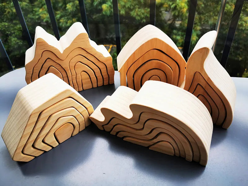 Wooden Rainbows - Montessori Grow