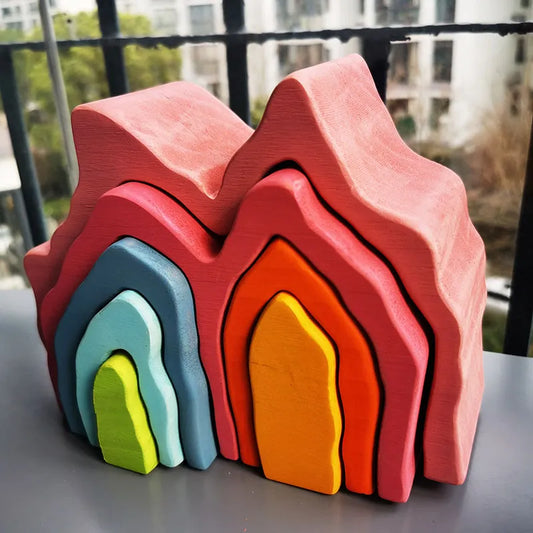 Wooden Rainbows - Montessori Grow