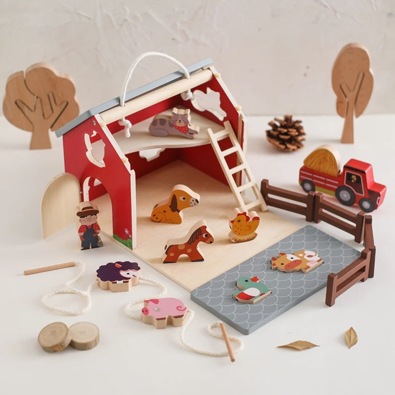 Wooden Farmhouse - Montessori Grow