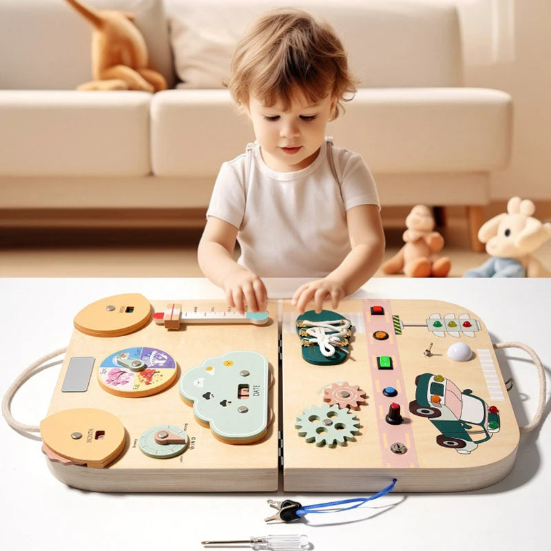 Handbag Busy Board - Montessori Grow