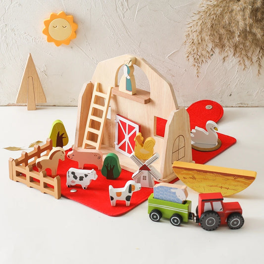 Wooden Farmhouse - Montessori Grow