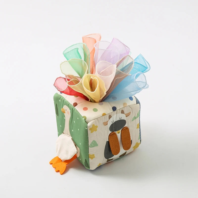 Tissue Box with Linkable Tissues - Sensory Box