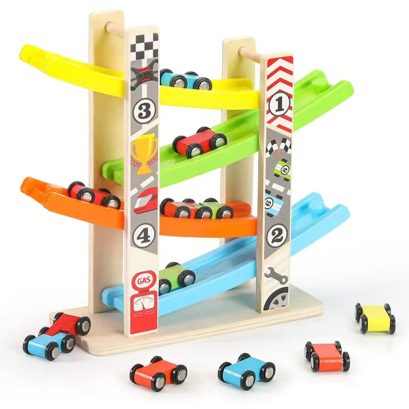 Wooden Ramp Racing - Montessori Grow