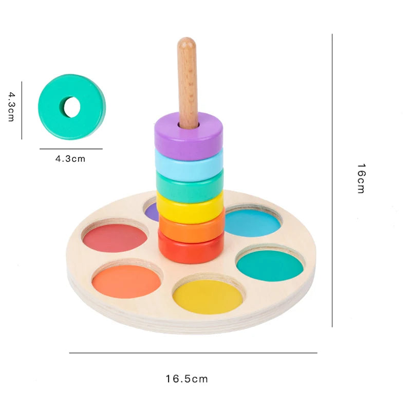 Stacking Ring Tower - Montessori Grow