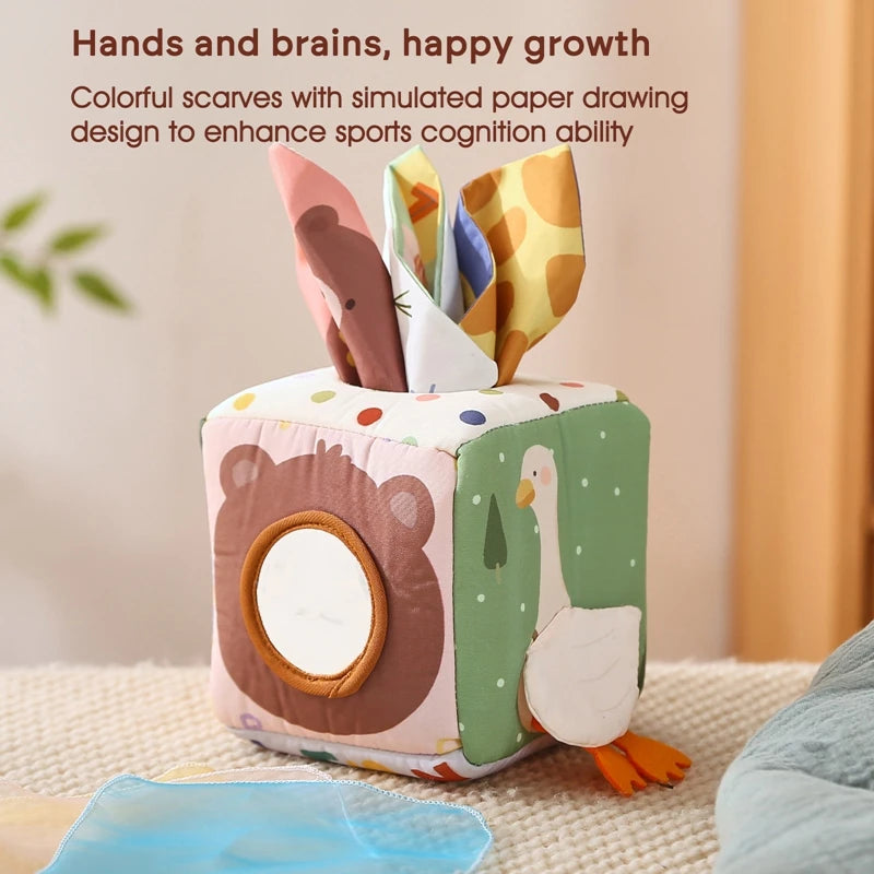 Tissue Box with Linkable Tissues - Sensory Box