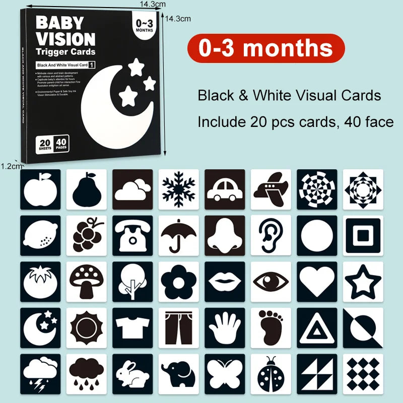 High Contrast Card - Montessori Grow