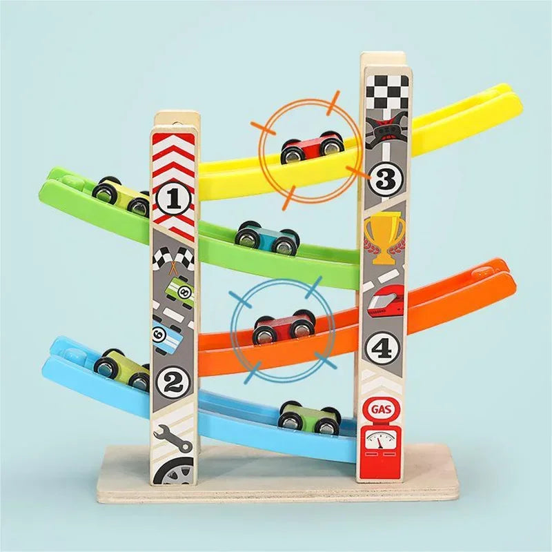 Wooden Ramp Racing - Montessori Grow