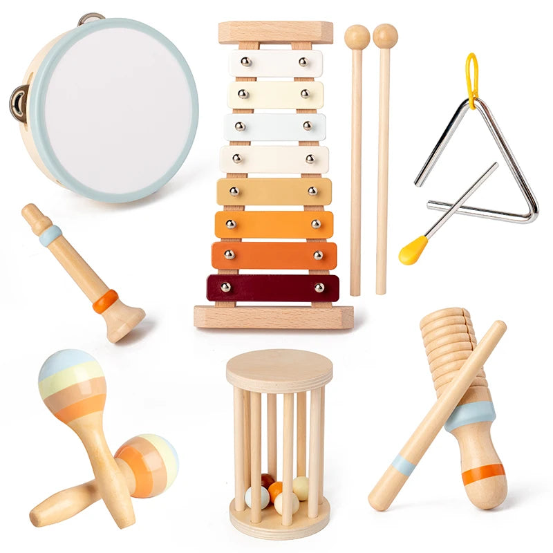 Set of precursion musical instruments - Montessori Grow