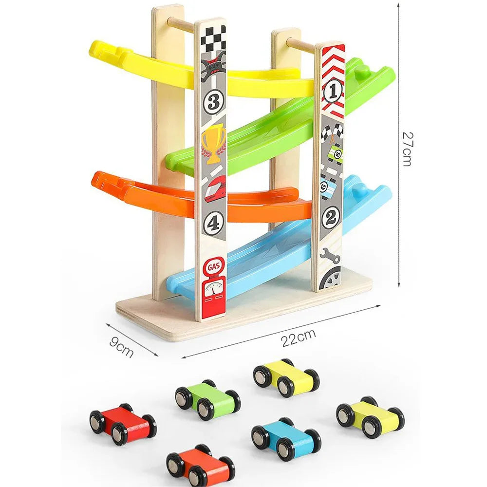 Wooden Ramp Racing - Montessori Grow