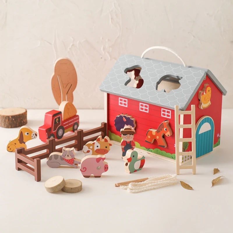 Wooden Farmhouse - Montessori Grow