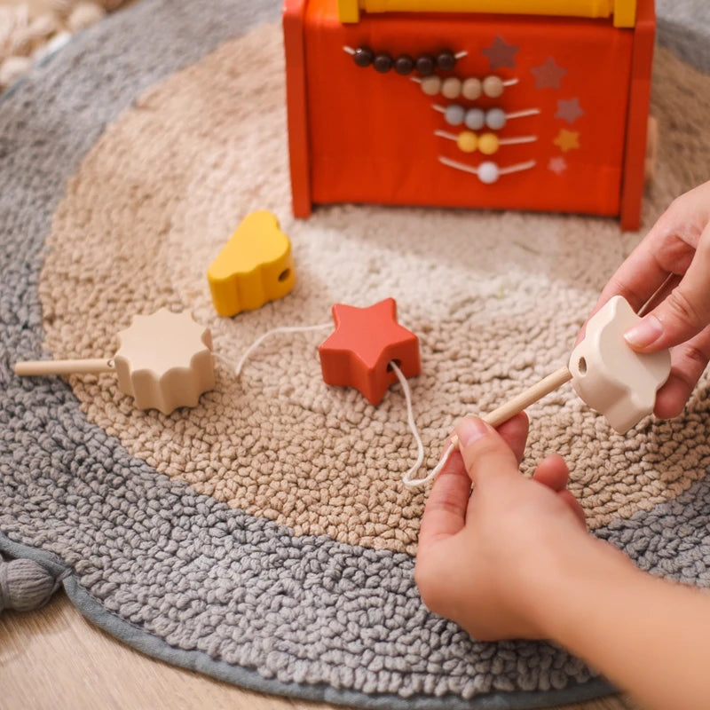 Stacking Building Blocks - Montessori Grow