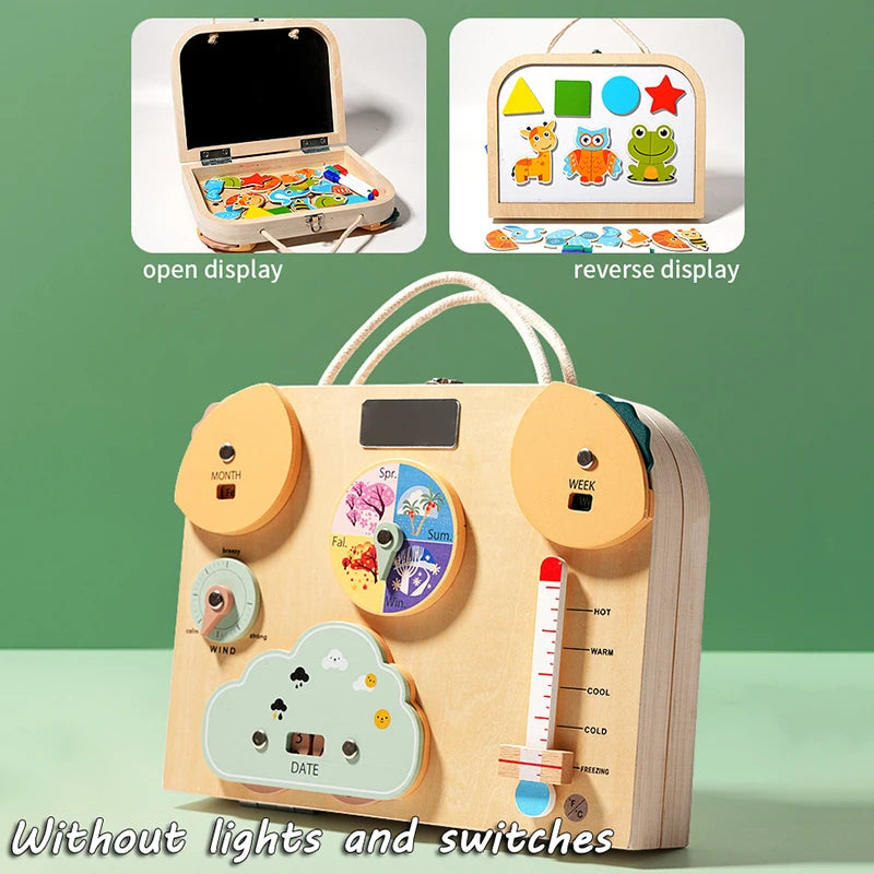 Handbag Busy Board - Montessori Grow