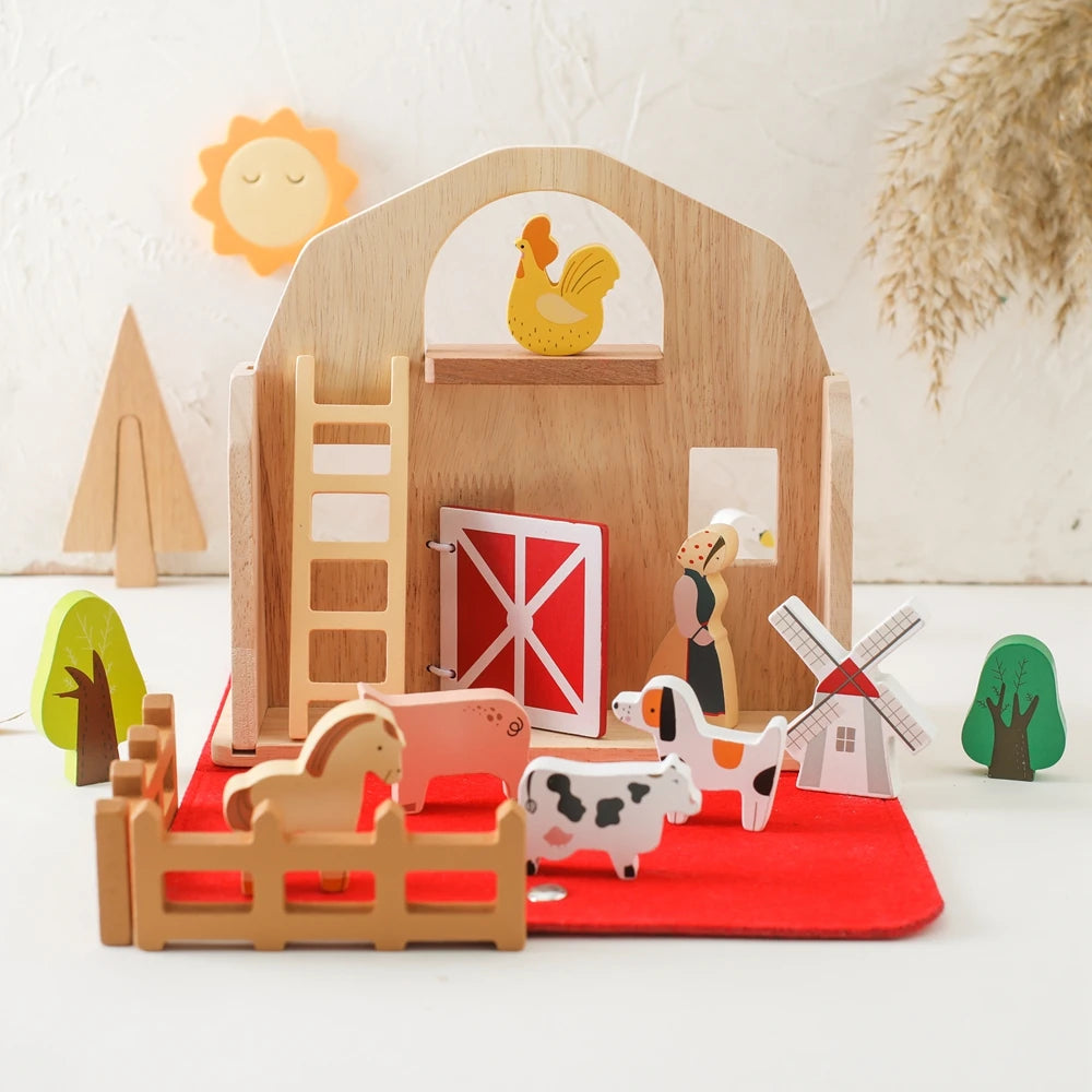 Wooden Farmhouse - Montessori Grow